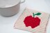 Apple Mosaic Crochet Dishcloth