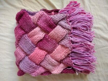 dk entrelac scarf