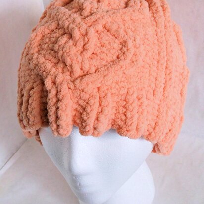 Heart Cabled Hat