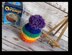 Rainbow / Pride Chocolate Orange Cover and Bottle Topper Set