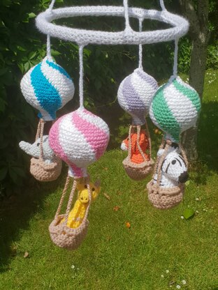 Crochet mobile