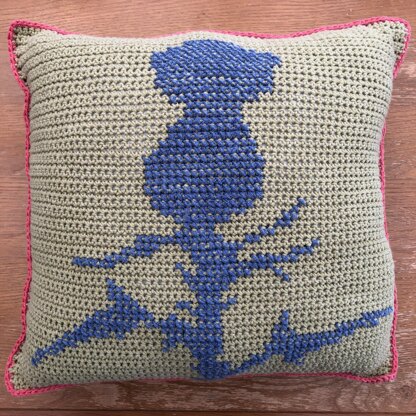 Isle of Skye Stag or Thistle Cushion