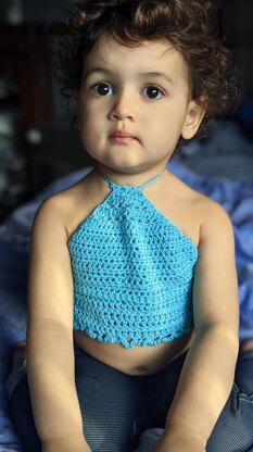 Fine toddler crop top