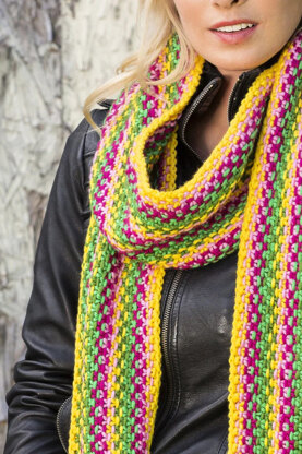 Shaded Garden Scarf in Universal Yarn PDF