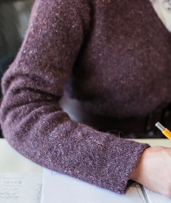 Churchmouse Studio Go-To Cardigan in Rowan Felted Tweed PDF