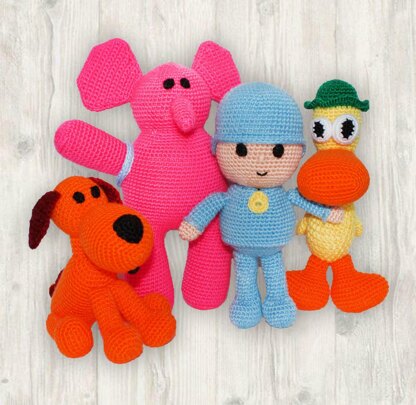 Pocoyo and Friends Crochet Pattern