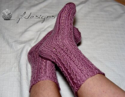 Peek-A-Boo Lace Socks