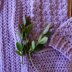 Lavender Crochet Cardigan