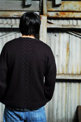 Men's Backbone Cable Sweater