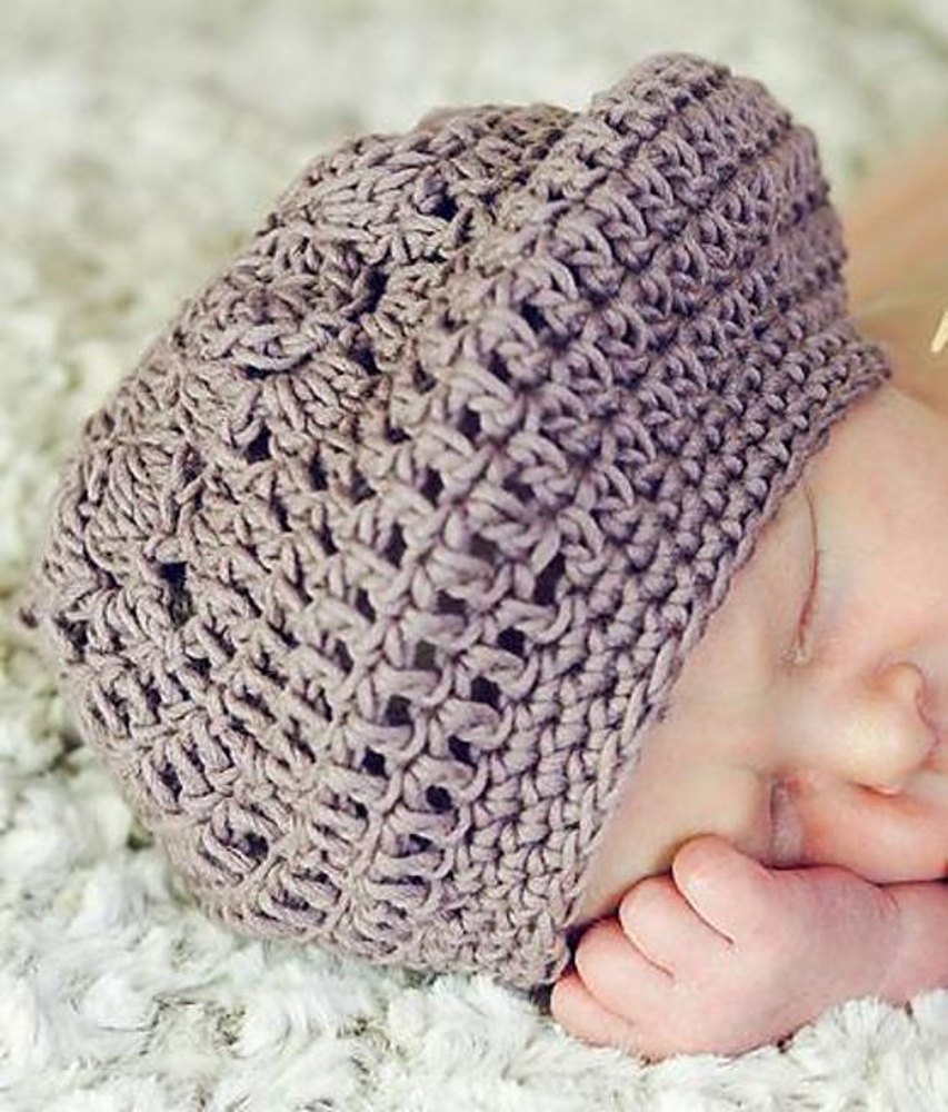 Flower Power Baby Beret Crochet pattern by Melissa Martinez