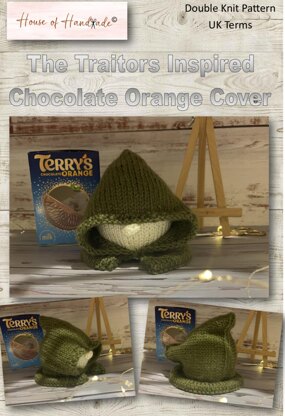 The Traitors Inspired Chocolate Orange Cover Knitting Pattern