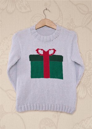 Intarsia - Present Chart - Childrens Sweater