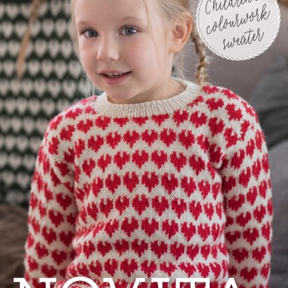 Children's Colorwork Sweater in Novita Nalle - Downloadable PDF