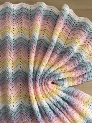 Candy Chevron Blanket