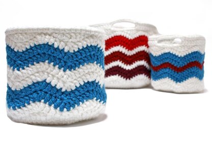 Chevron Storage Baskets