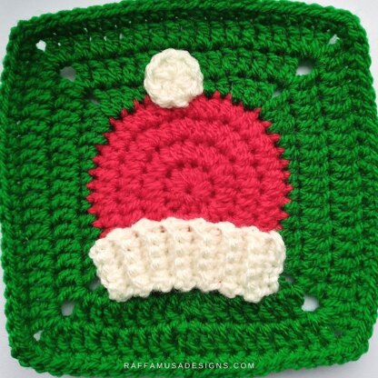 Christmas Hat Granny Square