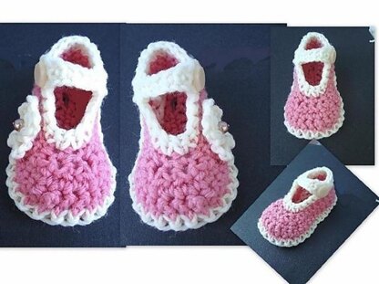 Pink Posh Booties | Crochet Pattern 159