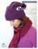 Tumut Hat & Taree Scarf Set in Ella Rae Calluna - ER02-04 - Downloadable PDF