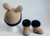 Baby Hat - Booties - Ears and Ear Flaps