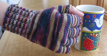 Fitted Fingerless Gloves