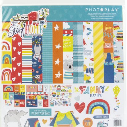 Photoplay Paper PhotoPlay Collection Pack 12"X12" - We Can Just Stay Home