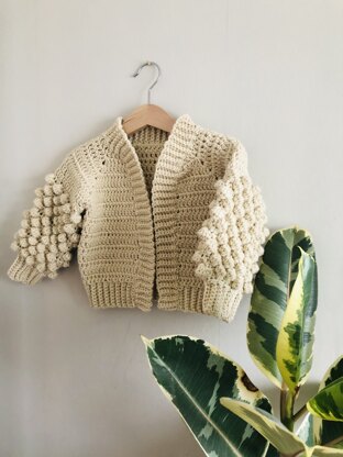 Baby poet cardigan