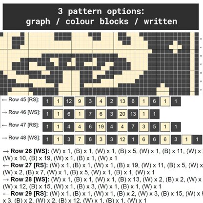 Midnight Mushrooms Tapestry Crochet Pattern