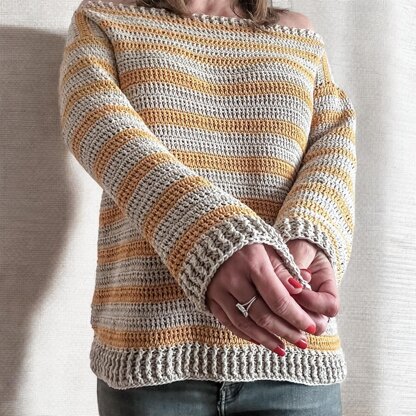 Sun - Kissed Crochet Sweater