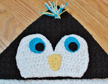 Penguin Hooded Baby Towel Pattern