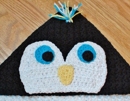 Penguin Hooded Baby Towel Pattern