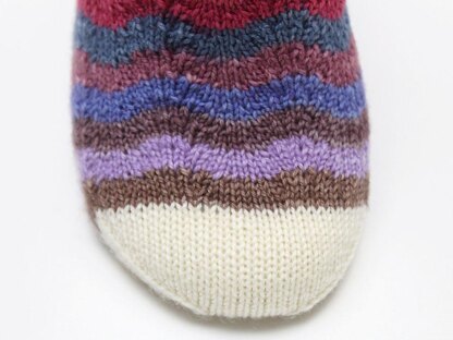 Ripple Socks - Cuff Down