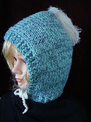 614 KNITTED HOOD, baby to adult