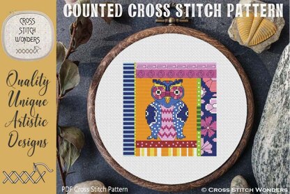 Crazy Patch Owl 09