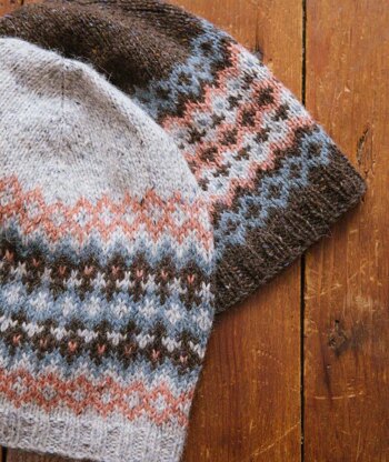 Churchmouse Studio Colorwork Cap in Rowan Felted Tweed PDF