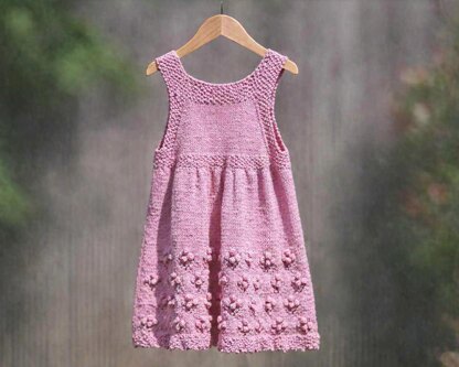 P026 Sundress with Bobble Flowers