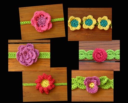 Crochet Flower Headband