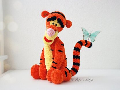 Tigger (Tiger) pattern (PDF + 8 videos)  Winnie the Pooh