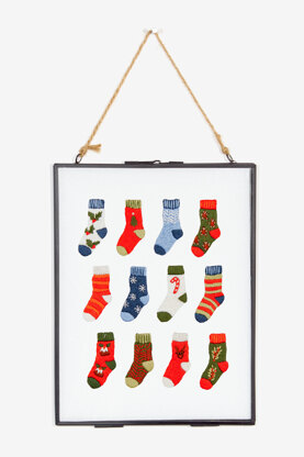 DMC Christmas Socks Embroidery Pattern - PAT1638_2