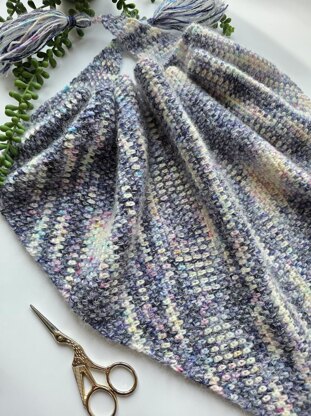 Magic Moss Stitch Scarf