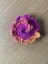 Flower spinner fidget toy