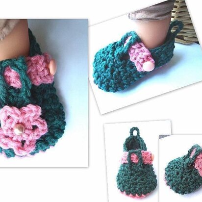 T-Strap Booties | Crochet Pattern by Ashton11