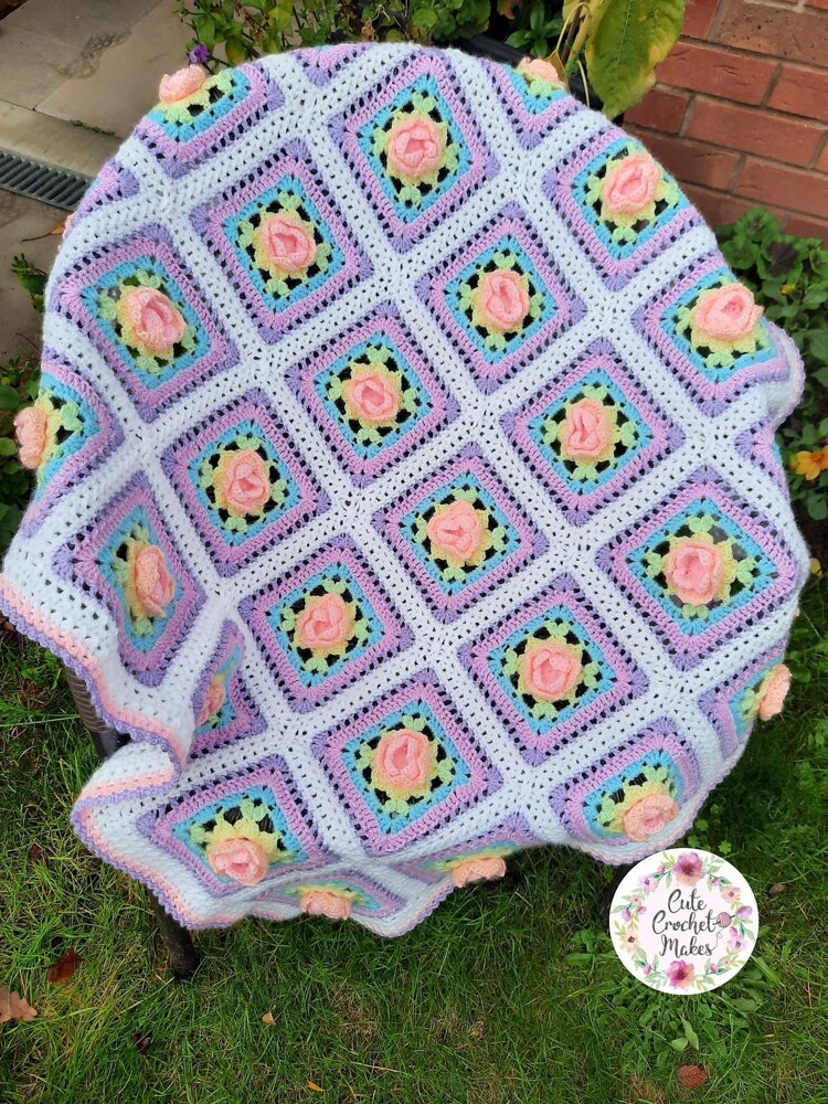 Rose best sale pattern blanket