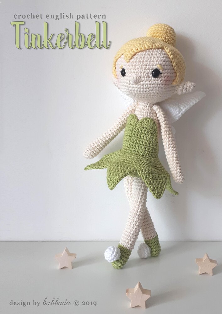 Tinkerbell Counted Cross Stitch Kit with Hoop 3 Round