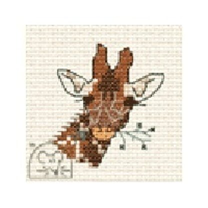 Mouseloft Stitchlets - Giraffe Cross Stitch Kit - 64mm