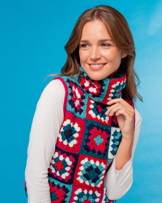 Paintbox Yarns Feel Good Granny Square Tank PDF (Free).
