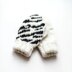 Selbu Norwegian Mittens Zebra