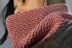 Moss stitch cowl crochet pattern