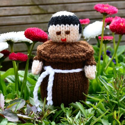 Medieval Monk Doll Knitting Pattern - Toy Knitting Pattern