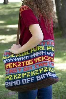 Knitwords Tote Bag