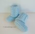 Cabled Baby Booties